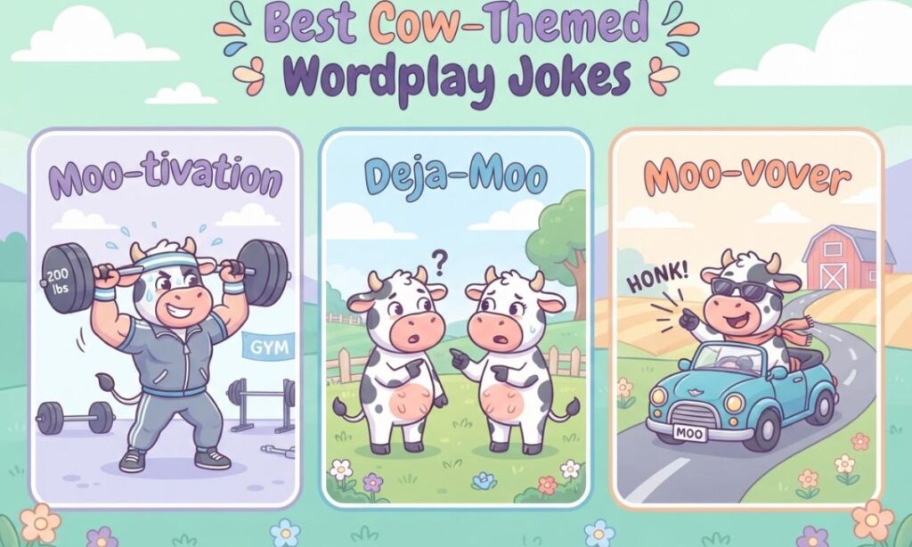 Best Cow-Themed Wordplay Jokes