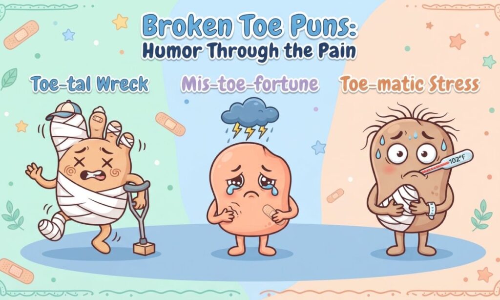 Broken Toe Puns Humor Through the Pain