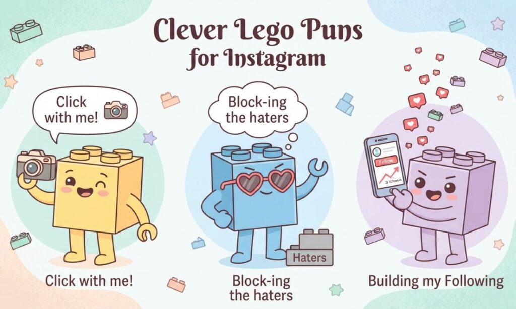 Clever Lego Puns for Instagram