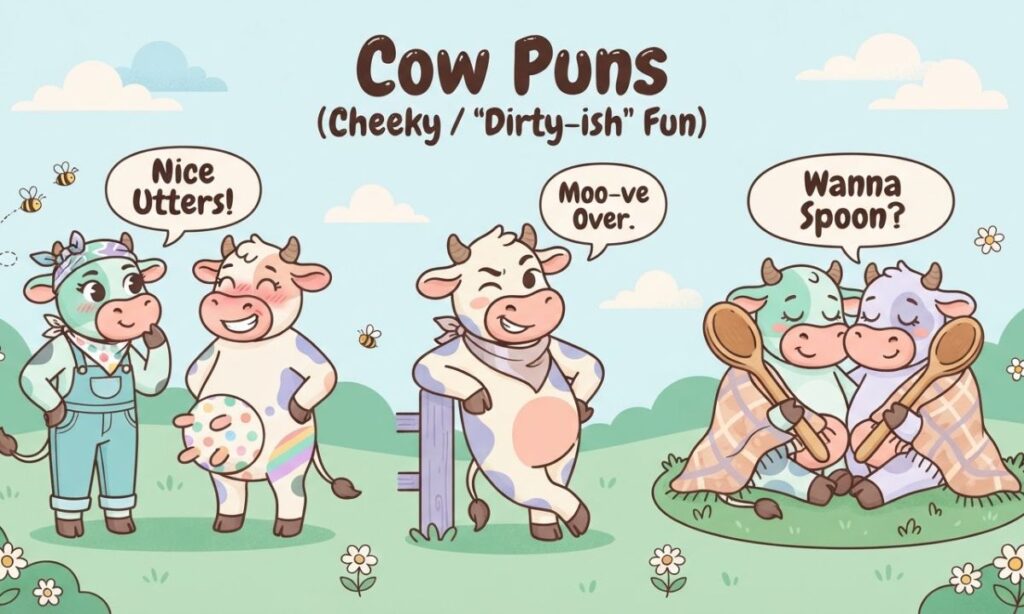 Cow Puns (Cheeky Dirty-ish Fun)