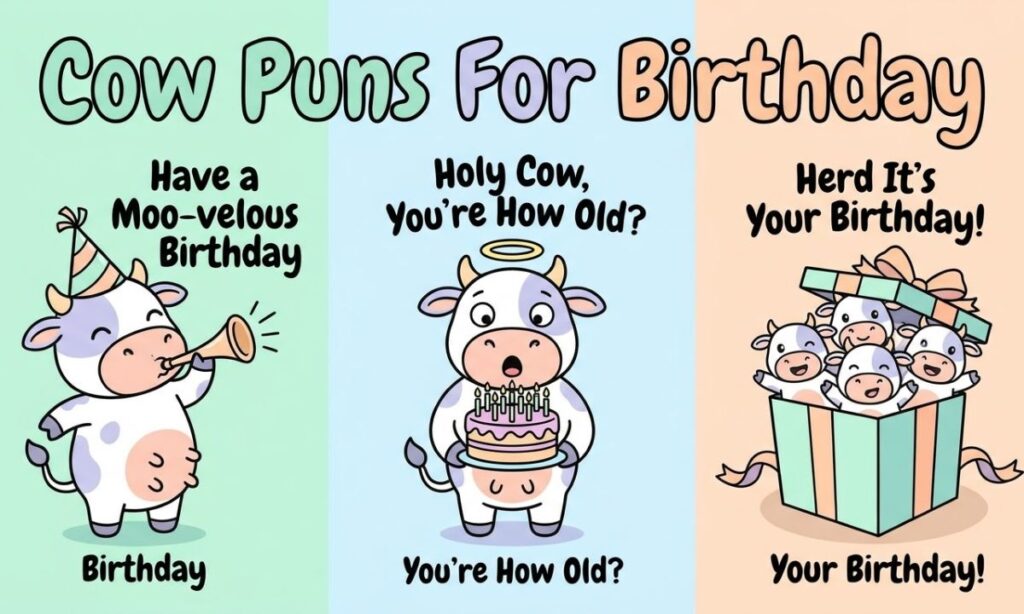 Cow Puns For Birthday