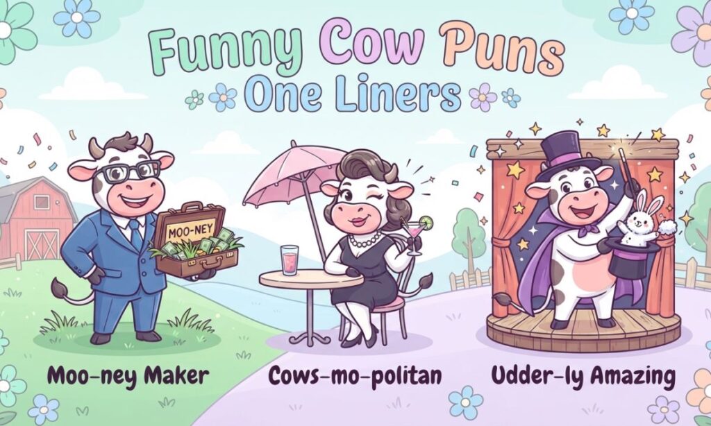 Funny Cow Puns One Liners