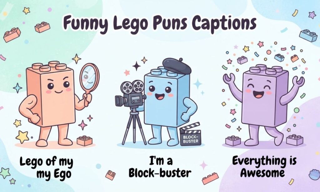 Funny Lego Puns Captions