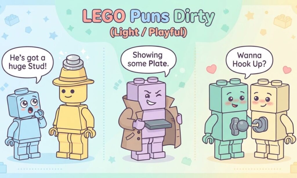 LEGO Puns Dirty (Light Playful)