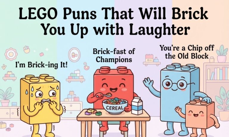 LEGO Puns That Will Brick You Up with Laughter