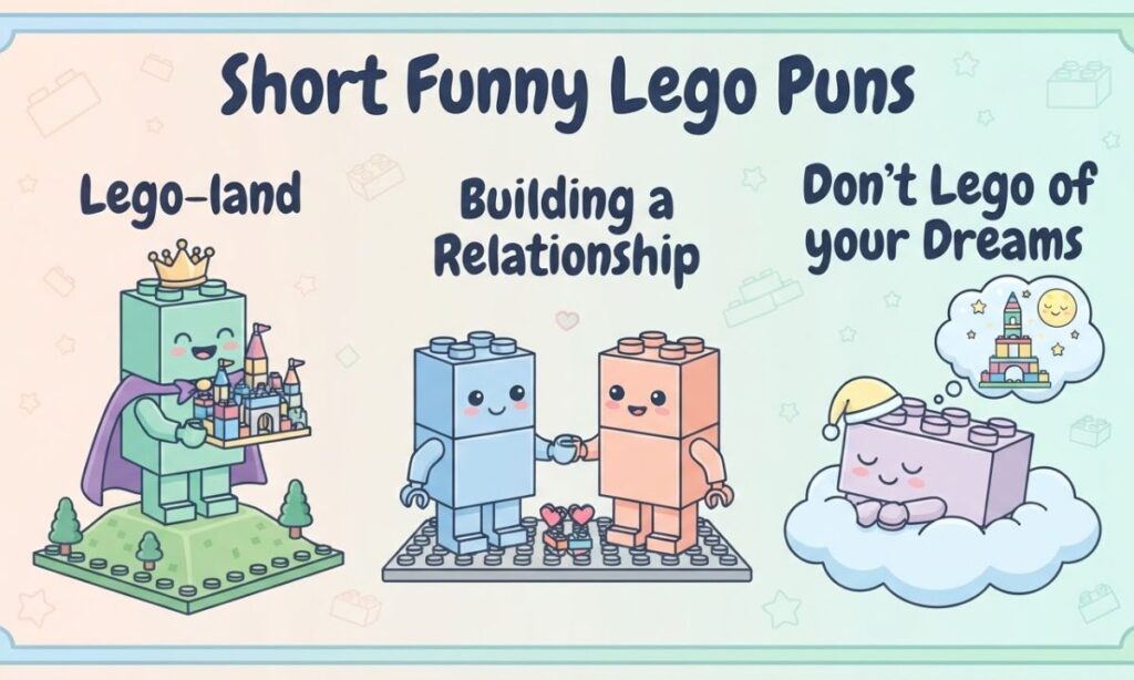 Short Funny Lego Puns