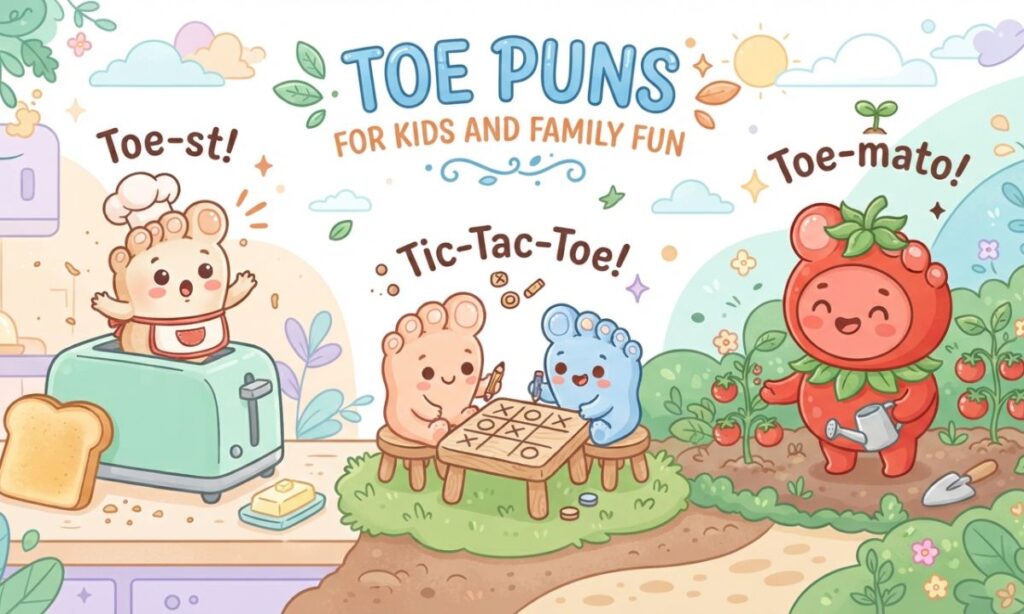 Toe Puns for Kids and Family Fun