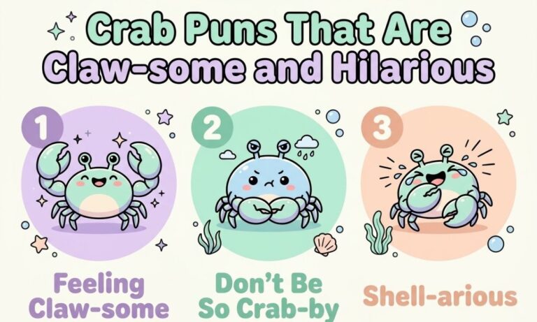 299+ Crab Puns That Are Claw-some and Hilarious (Funny, Clever & Shell-arious) 