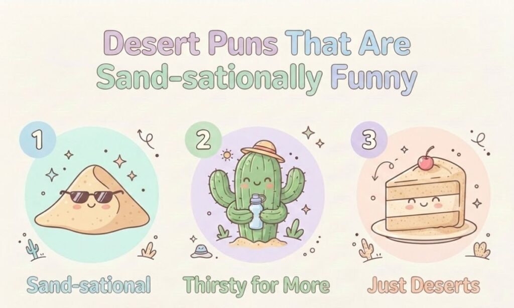 299+ Desert Puns That Are Sand-sationally Funny (Funny, Clever & Dry)