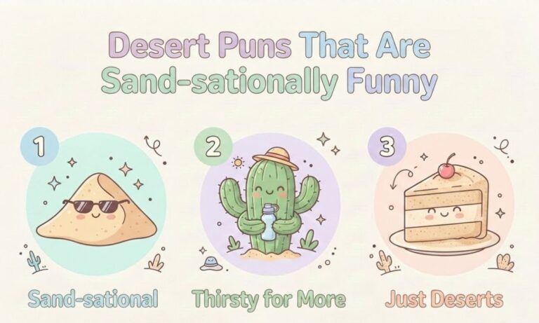 299+ Desert Puns That Are Sand-sationally Funny (Funny, Clever & Dry)