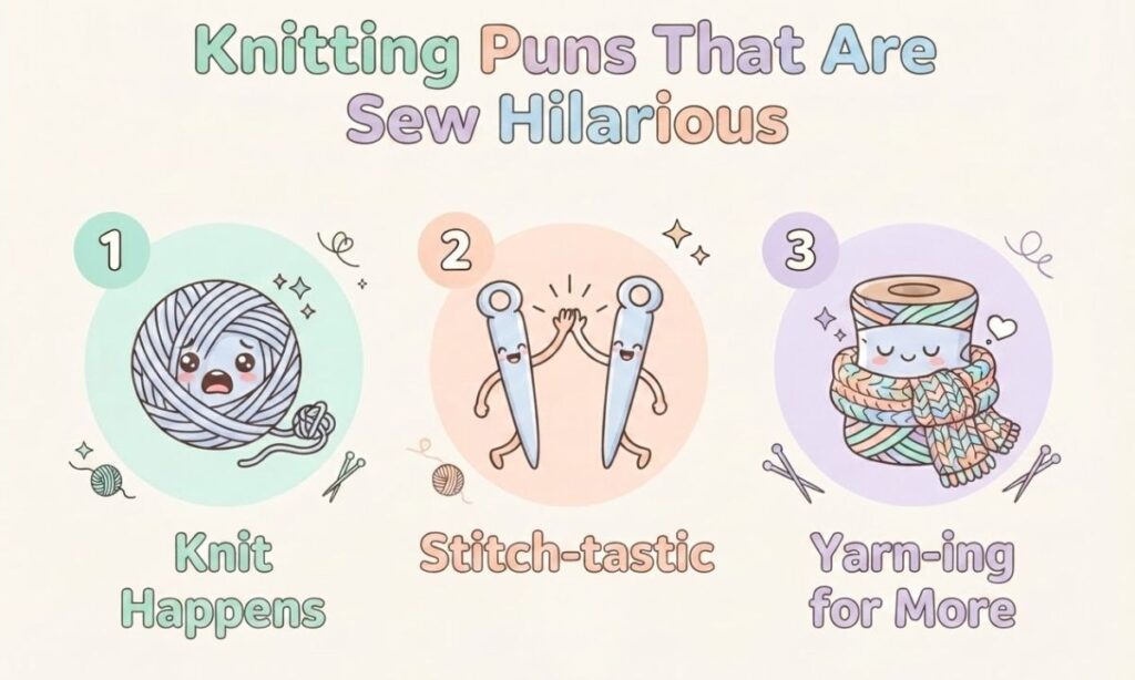 299+ Knitting Puns That Are Sew Hilarious (Funny, Clever & Stitch-tastic) 