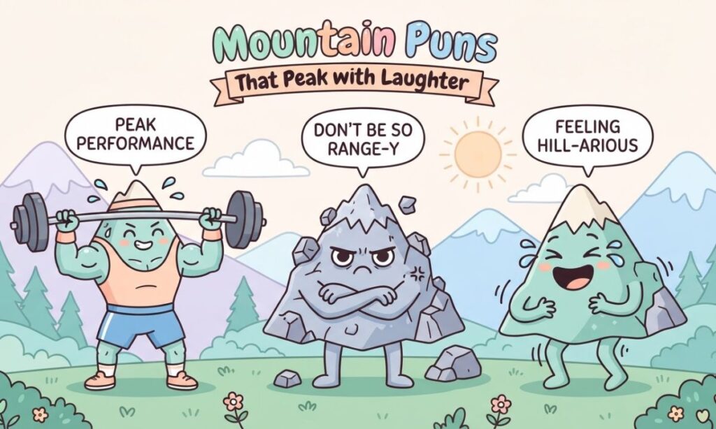 299+ Mountain Puns That Peak with Laughter (Funny, Clever & Hill-arious)