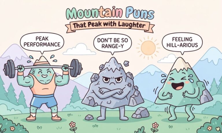 299+ Mountain Puns That Peak with Laughter (Funny, Clever & Hill-arious)