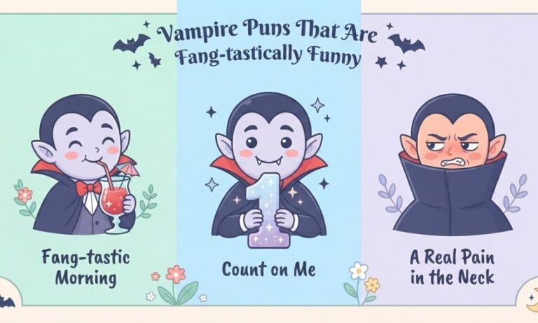 299+ Vampire Puns That Are Fang-tastically Funny (Clever, Spooky & Hilarious) 