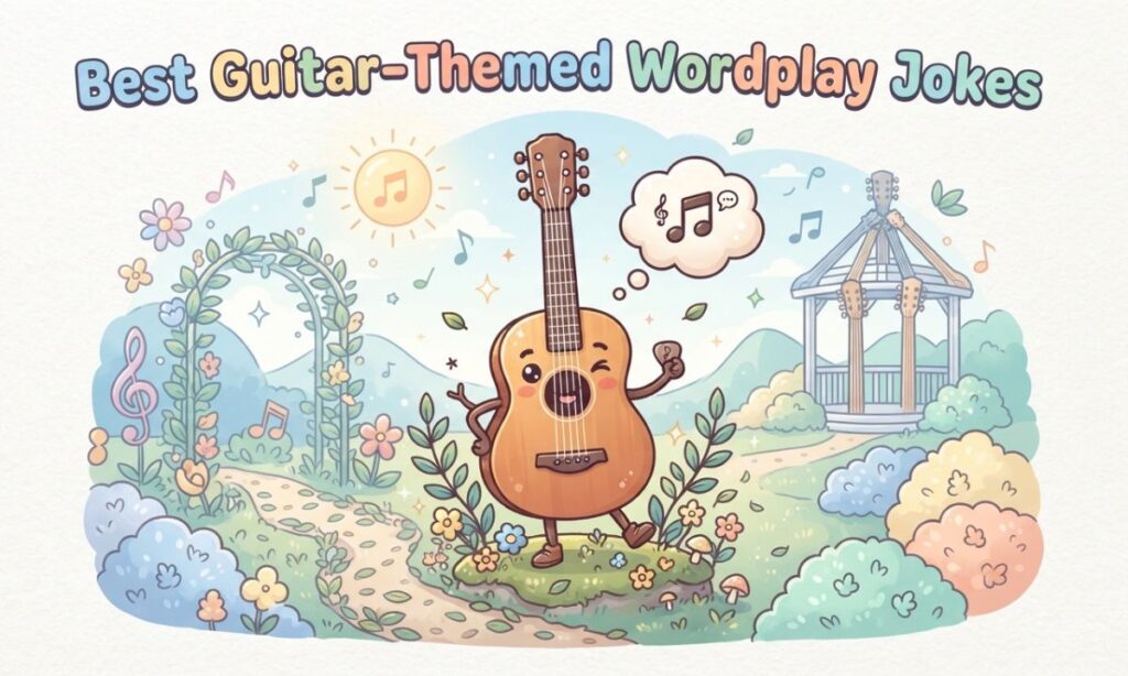 Best Guitar-Themed Wordplay Jokes