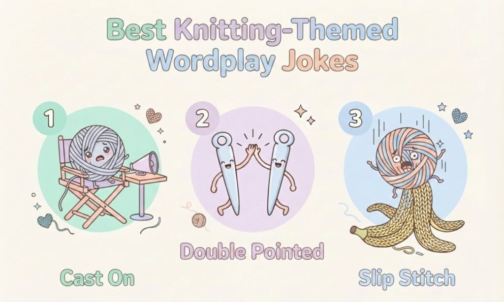 Best Knitting-Themed Wordplay Jokes