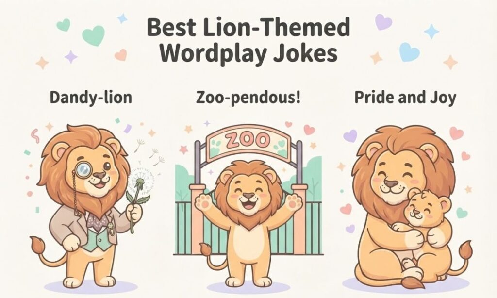 Best Lion-Themed Wordplay Jokes