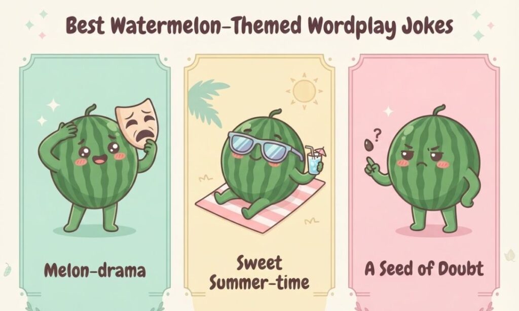 Best Watermelon-Themed Wordplay Jokes