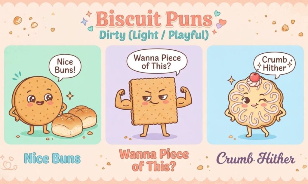 Biscuit Puns Dirty (Light Playful)