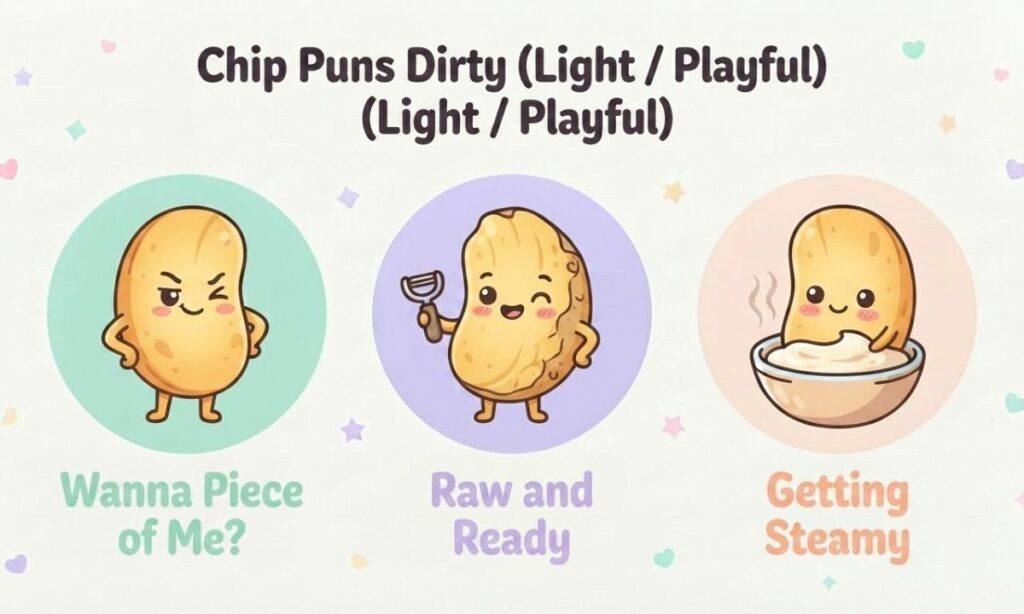 Chip Puns Dirty (Light Playful)