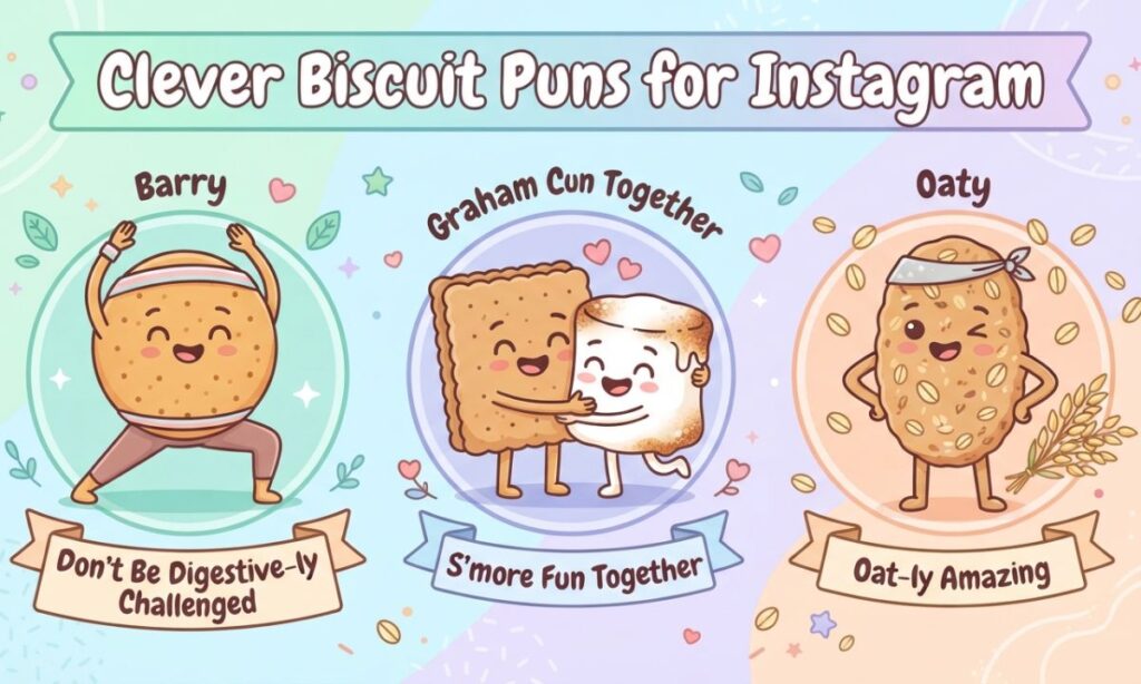 Clever Biscuit Puns for Instagram
