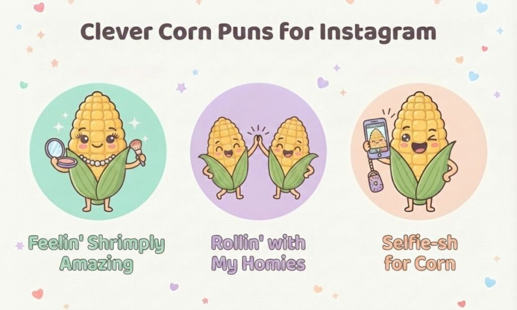 Clever Corn Puns for Instagram