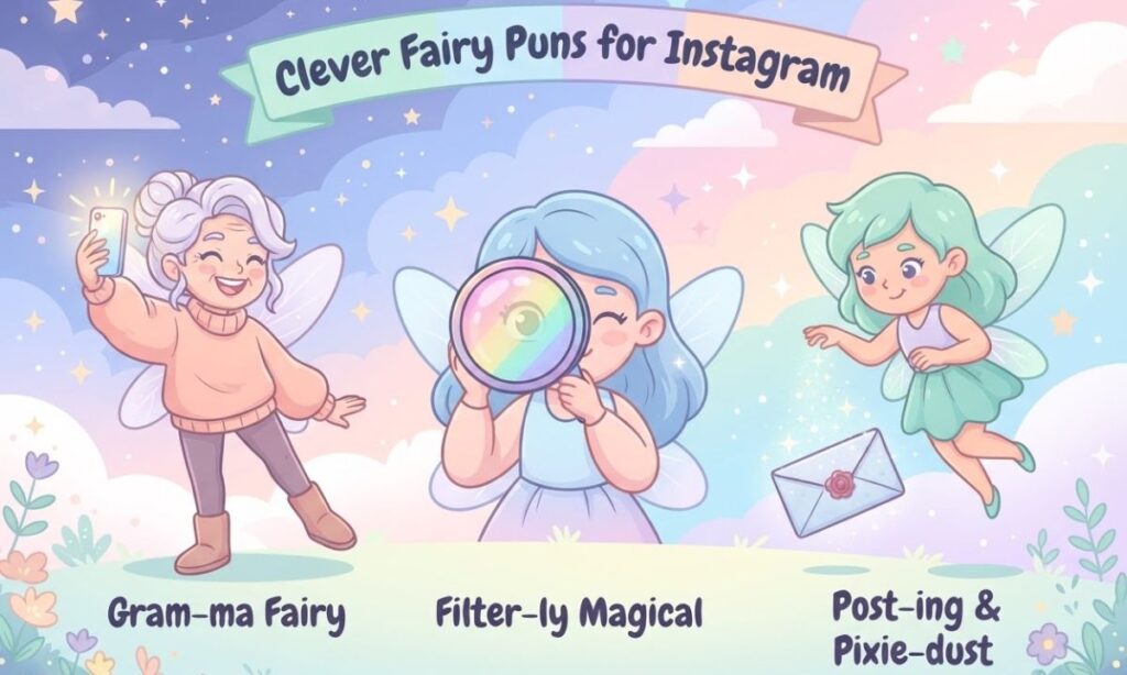Clever Fairy Puns for Instagram