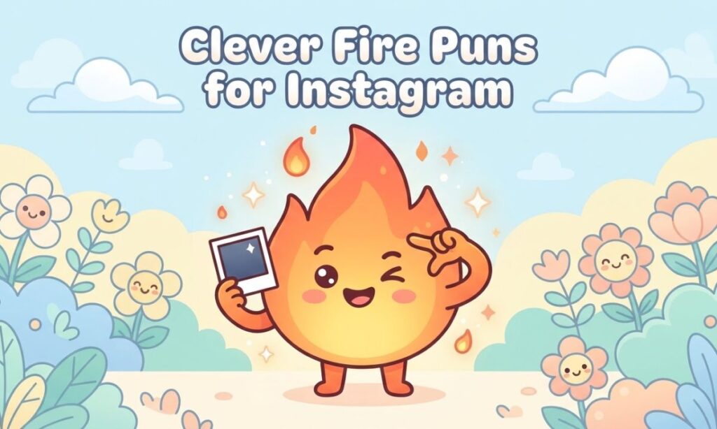 Clever Fire Puns for Instagram