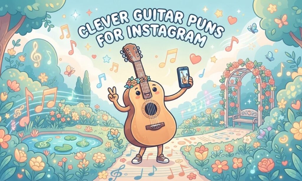 Clever Guitar Puns for Instagram