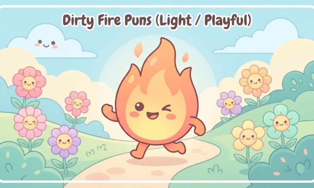 Dirty Fire Puns (Light Playful)