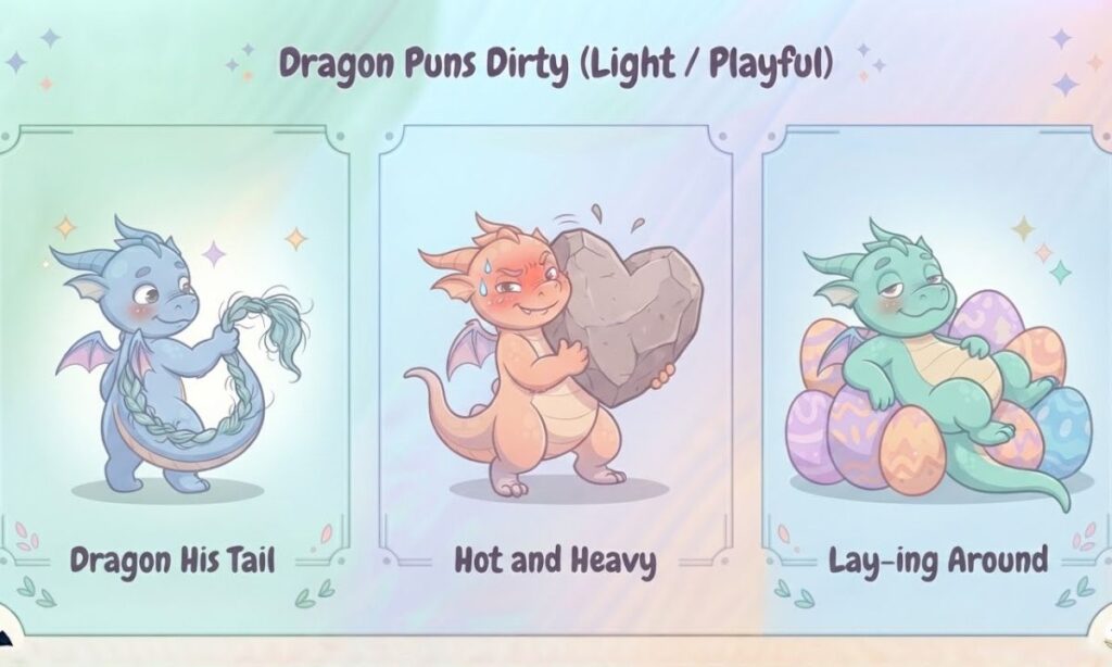 Dragon Puns Dirty (Light Playful)