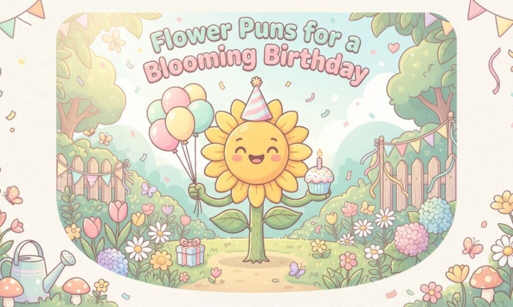 Flower Puns for Birthday