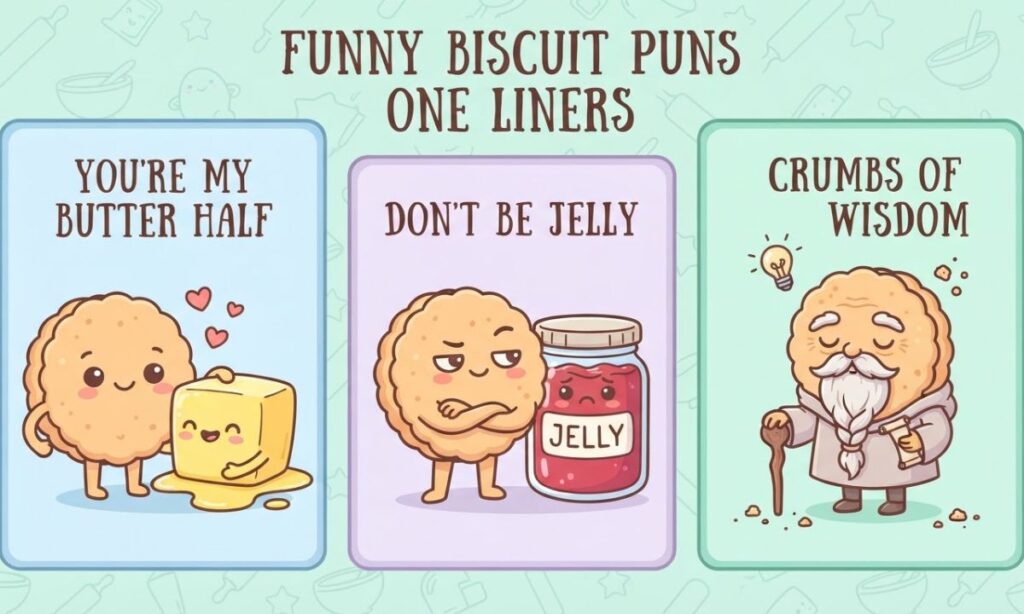 Funny Biscuit Puns One Liners