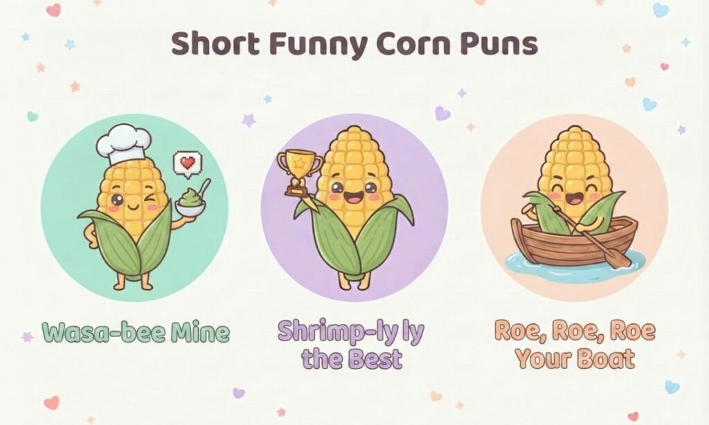 Funny Corn Puns Captions