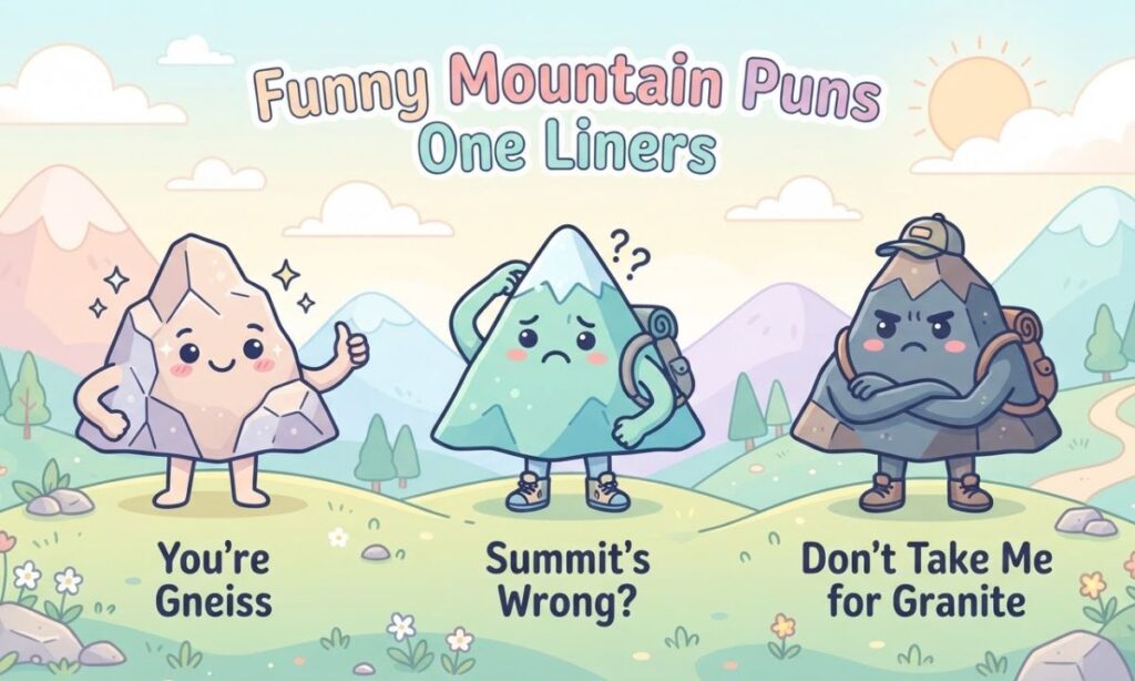 Funny Mountain Puns One Liners