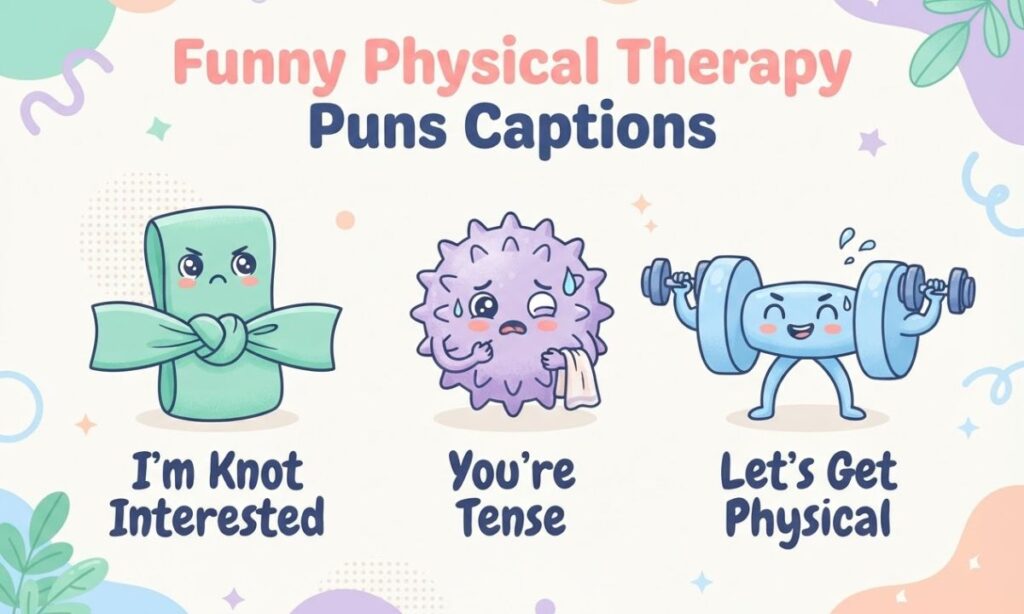 Funny Physical Therapy Puns Captions