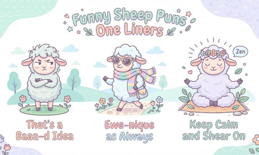 Funny Sheep Puns One Liners