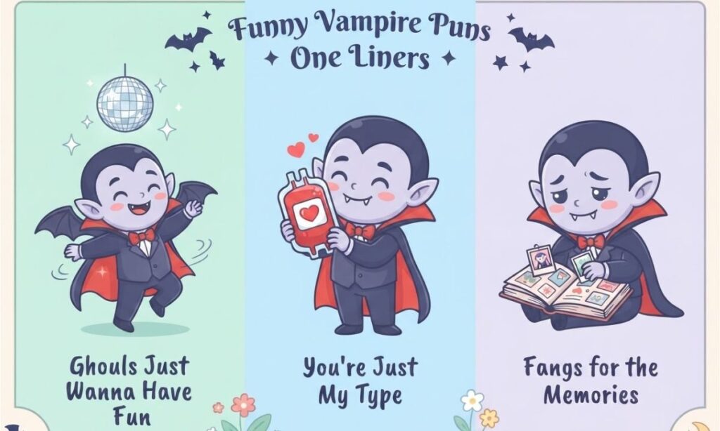 Funny Vampire Puns One Liners