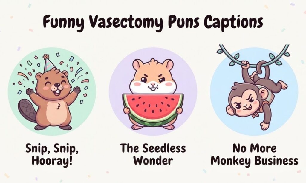 Funny Vasectomy Puns Captions