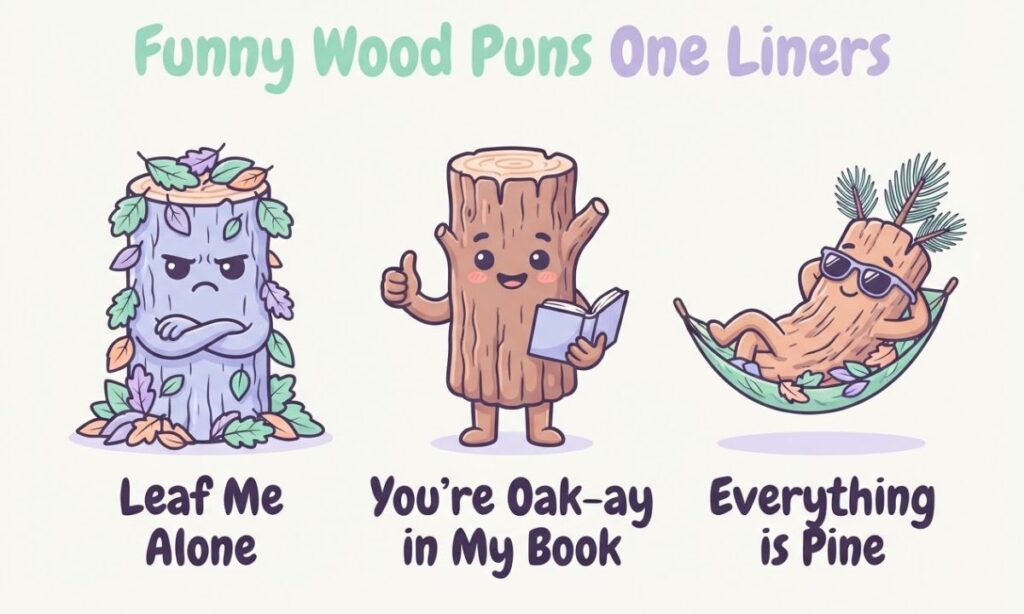 Funny Wood Puns One Liners