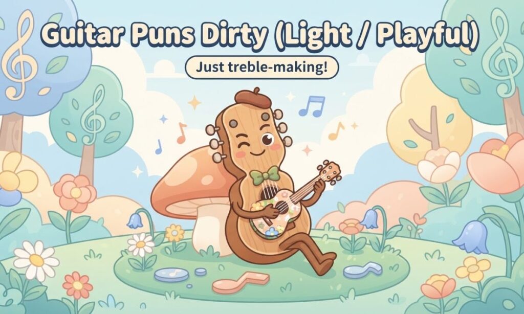 Guitar Puns Dirty (Light Playful)