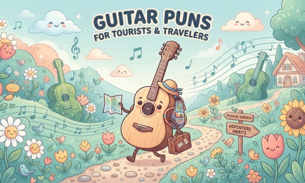 Guitar Puns for Tourists and Travelers