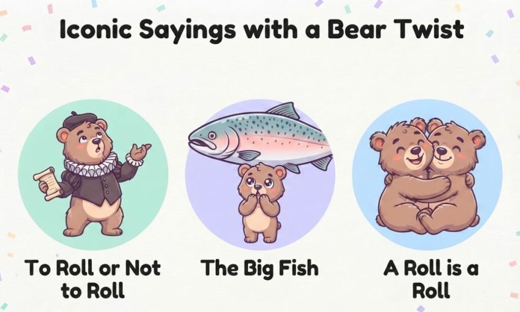 Iconic Sayings with a Bear Twist