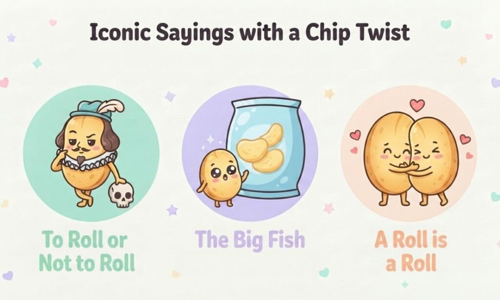 Iconic Sayings with a Chip Twist