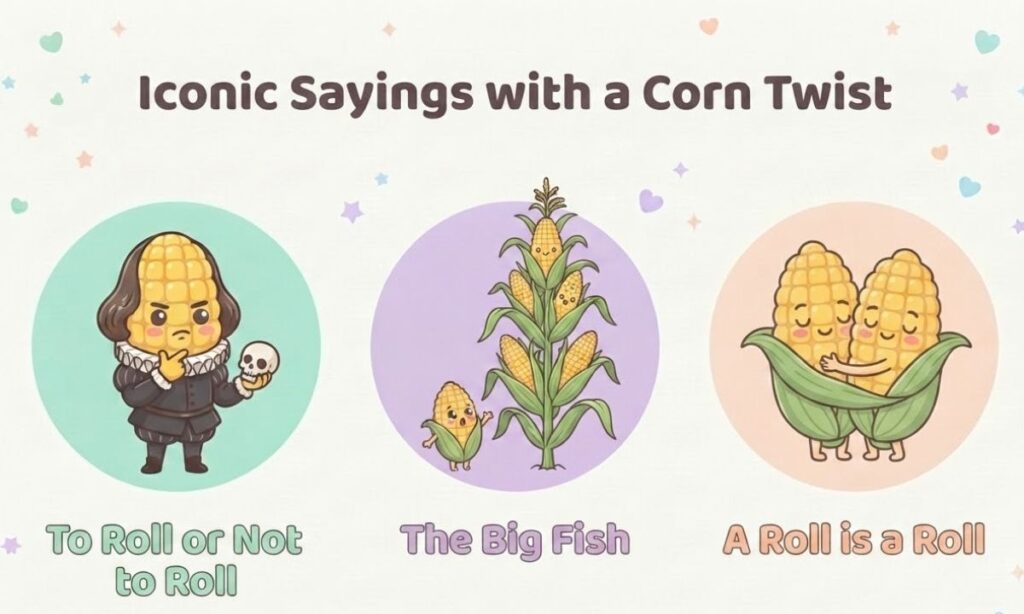 Iconic Sayings with a Corn Twist