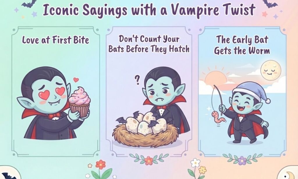 Iconic Sayings with a Vampire Twist