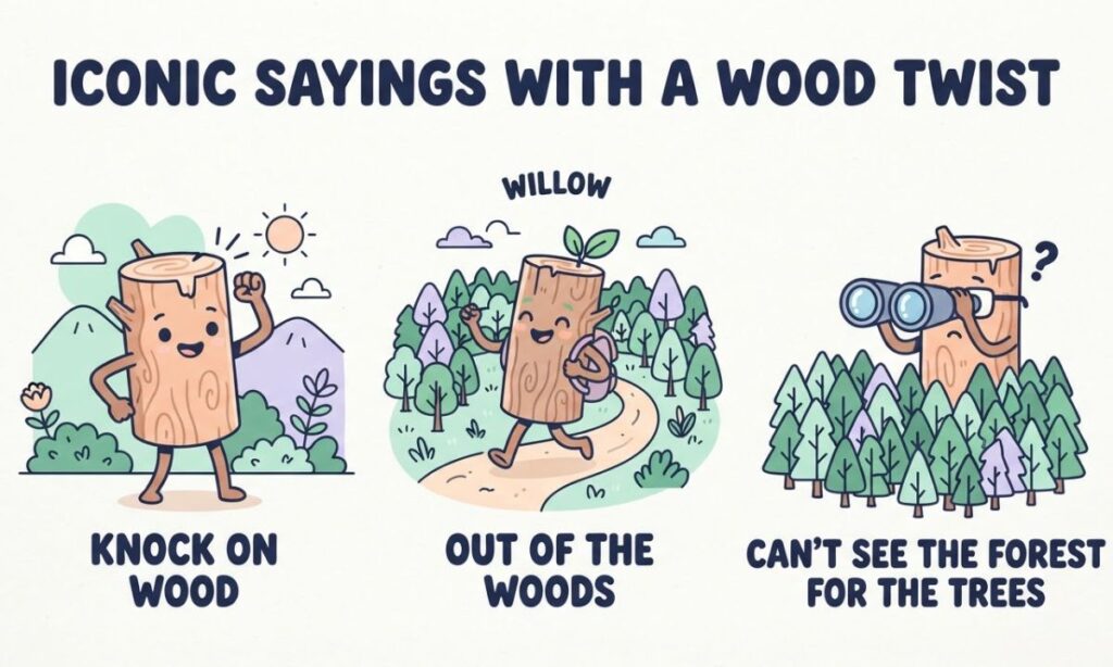 Iconic Sayings with a Wood Twist
