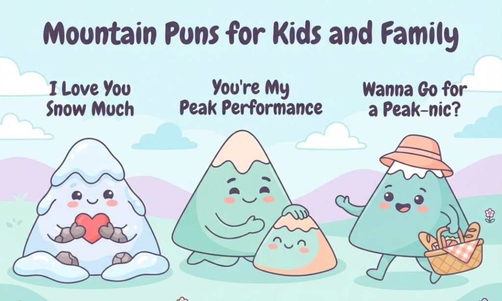 Mountain Puns for Kids and Family
