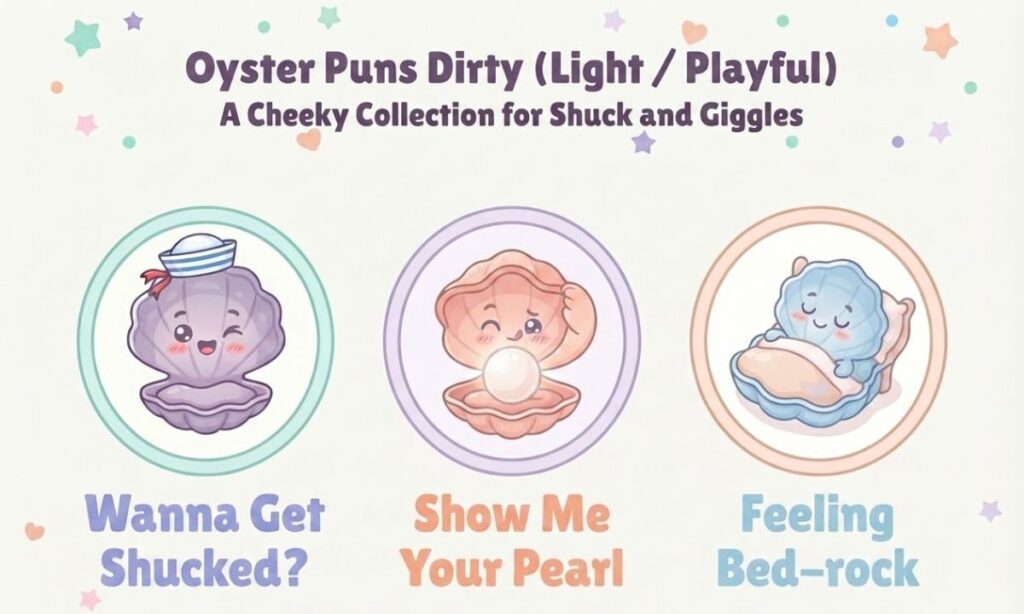 Oyster Puns Dirty (Light Playful)
