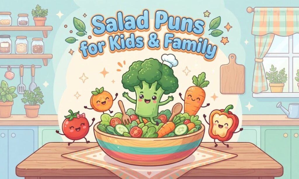 Salad Puns and Jokes for Kids and Family
